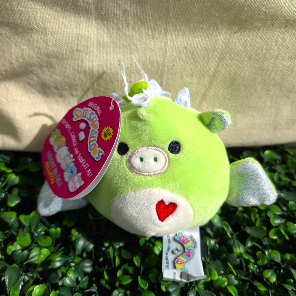 🆕 NWT - Squishmallows Desmund the Dragon Clip-On | Kellytoy Plush Keychain - Picture 3 of 8